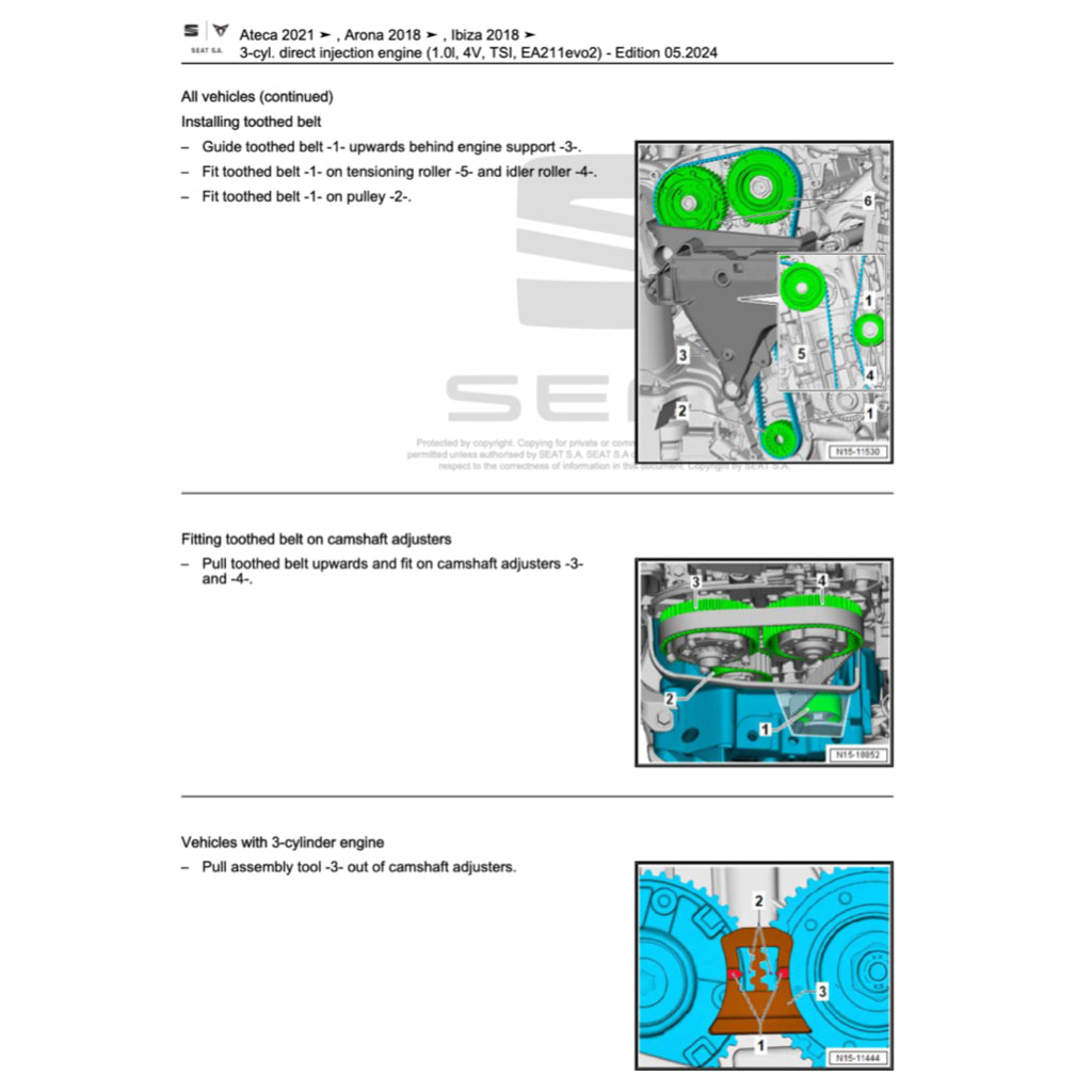 SEAT ATECA KH7 2016+ Full Manual Set – Repair & Maintenance Manual - page 6